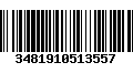 Código de Barras 3481910513557