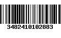 Código de Barras 3482410102883