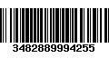 Código de Barras 3482889994255