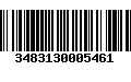 Código de Barras 3483130005461