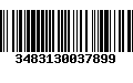 Código de Barras 3483130037899