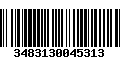 Código de Barras 3483130045313