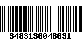 Código de Barras 3483130046631