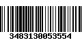 Código de Barras 3483130053554