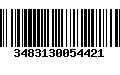 Código de Barras 3483130054421