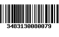 Código de Barras 3483130080079