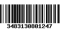 Código de Barras 3483130801247