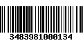 Código de Barras 3483981000134