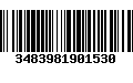 Código de Barras 3483981901530