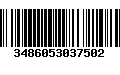 Código de Barras 3486053037502