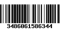 Código de Barras 3486061586344