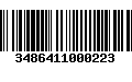 Código de Barras 3486411000223