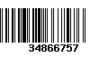 Código de Barras 34866757