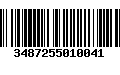 Código de Barras 3487255010041