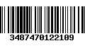 Código de Barras 3487470122109