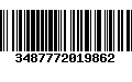 Código de Barras 3487772019862