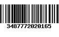 Código de Barras 3487772020165