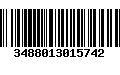 Código de Barras 3488013015742