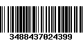 Código de Barras 3488437024399