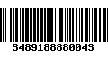 Código de Barras 3489188880043