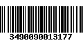 Código de Barras 3490090013177