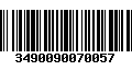 Código de Barras 3490090070057