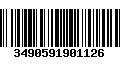 Código de Barras 3490591901126