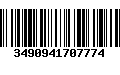 Código de Barras 3490941707774