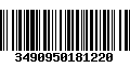 Código de Barras 3490950181220