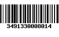 Código de Barras 3491330008014