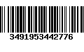 Código de Barras 3491953442776