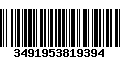 Código de Barras 3491953819394