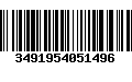 Código de Barras 3491954051496