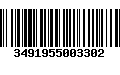 Código de Barras 3491955003302