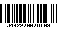 Código de Barras 3492270078099