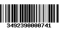 Código de Barras 3492390000741