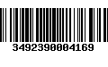 Código de Barras 3492390004169