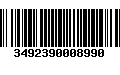 Código de Barras 3492390008990