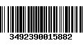 Código de Barras 3492390015882