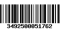 Código de Barras 3492500051762