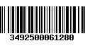 Código de Barras 3492500061280