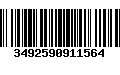 Código de Barras 3492590911564