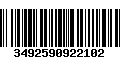 Código de Barras 3492590922102