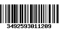 Código de Barras 3492593011209