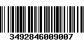 Código de Barras 3492846009007