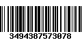 Código de Barras 3494387573078