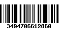 Código de Barras 3494706612860