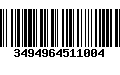 Código de Barras 3494964511004