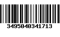 Código de Barras 3495040341713