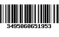 Código de Barras 3495060651953